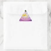 Zacht roze waterlily sticker (Tas)