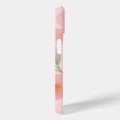 Zacht Roze waterverf bloemmotief Illustratie Case-Mate iPhone Case (Achterkant / Rechts)