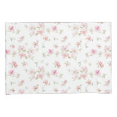 Zacht roze Waterverf ventilatorpatroon Kussensloop (Voorkant-Rechts)