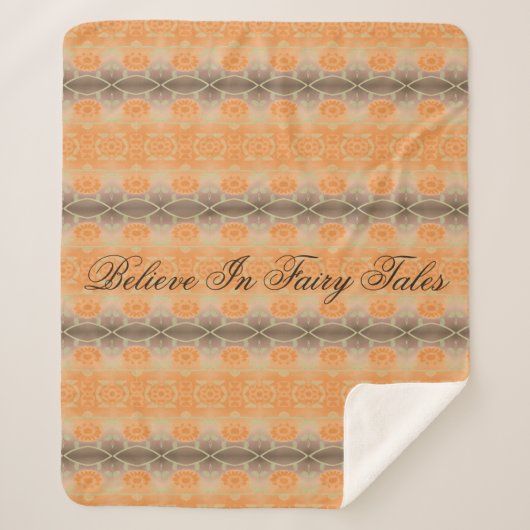 Zacht Sinaasappel en bruine deken (Voorkant)