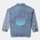 Zacht statisch tussen sterren denim jacket (Achterkant)