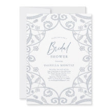  zacht stoffig blauw zilver bloemig Vrijgezellenfe