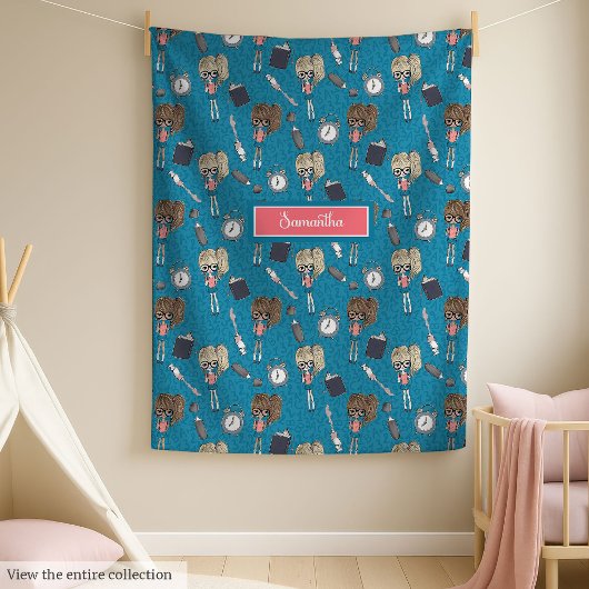 Zacht terug naar school fleece voor trendy klein m