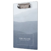 Zacht Tranquil grijs Abstract landschap Klembord (Links)