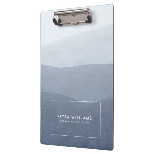 Zacht Tranquil grijs Abstract landschap Klembord (Links)