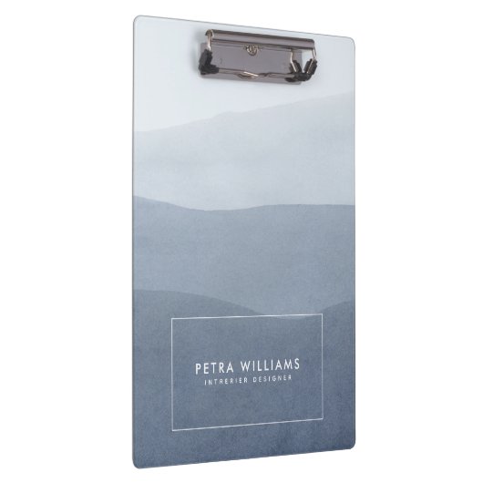 Zacht Tranquil grijs Abstract landschap Klembord (Rechts)