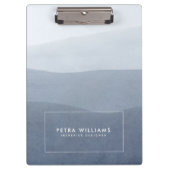 Zacht Tranquil grijs Abstract landschap Klembord (Voorkant)