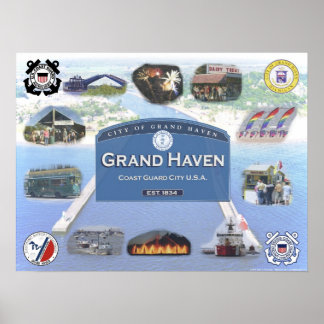 Zacht van de zomer - Grote Haven, Michigan Poster