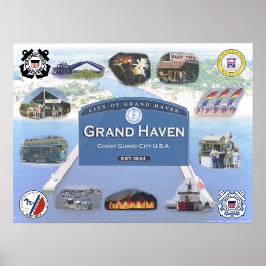 Zacht van de zomer - Grote Haven, Michigan Poster (Voorkant)