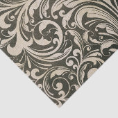 Zacht verstoord  bloeipatroon tissuepapier (Detail)