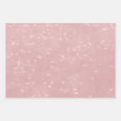 Zacht verstrooid hartenpatroon inpakpapier vel (Voorkant 3)