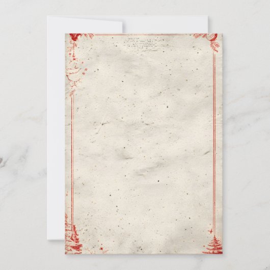 Zacht verweerd papier met Deckled Edge Look Kaart (Voorkant)