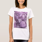 Zacht Violet Amethyst T-shirt (Voorkant)