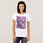 Zacht Violet Amethyst T-shirt (Voorkant volledig)