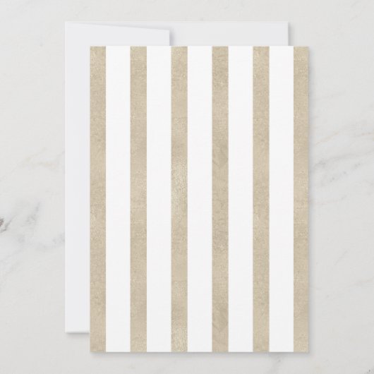 Zacht Violette Paarse Lavendel Gouden Bloemen Huwe Kaart (Achterkant)