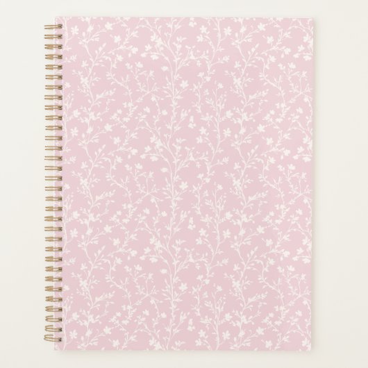Zacht weiland neutraal - Blush roze Planner (Voorkant)