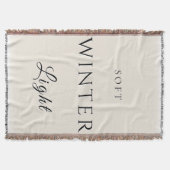 Zacht winterlicht deken (Voorkant)