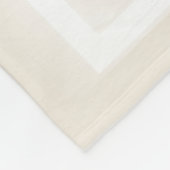 Zacht winterlicht fleece deken (Hoek)