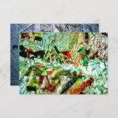 Zacht wit abstracte uitnodiging, Mild abstracte ch Kaart (Voorkant / Achterkant)