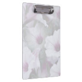 Zacht wit en roze petunias klembord (Rechts)