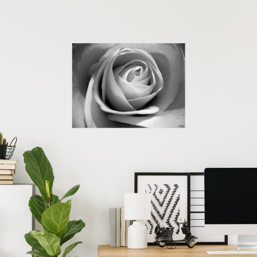 Zacht wit, S Cyr Poster (Thuiskantoor)