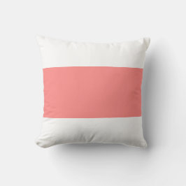 Zacht Witte & Roze Pastel Bar Design Kussen