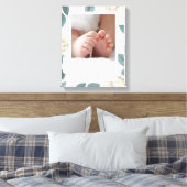 Zacht witte rozenbeerstaaf Lijst Canvas Afdrukken (Insitu (Slaapkamer))