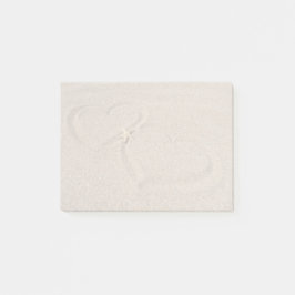 Zacht zand harten post-it® notes