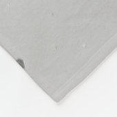 Zacht Zilver Glitter #1 Fleece Deken (Hoek)