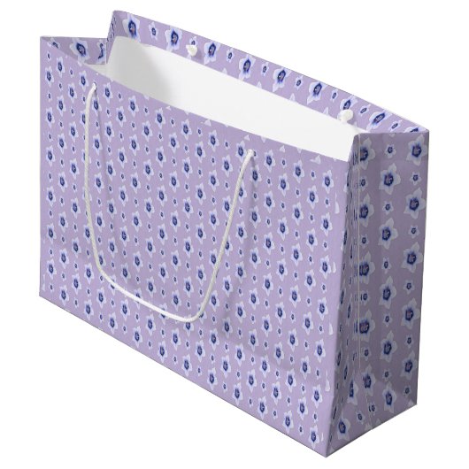Zacht zoete Violet Groot Cadeauzakje (Voorkant Gekanteld)