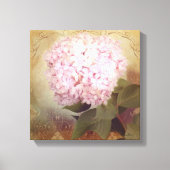 Zacht Zomer 2  Roze Hydrangea Blossom Canvas Afdruk (Voorkant)