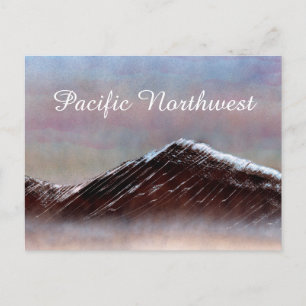 Zacht zonlicht in Pacific Northwest Briefkaart