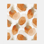 Zachta aardse abstract (2) fleece deken (Voorkant)