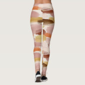 Zachta aardse abstract (4) leggings (Achterkant)