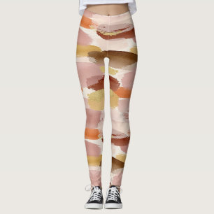 Zachta aardse abstract (4) leggings