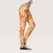 Zachta aardse abstract (6) leggings (Rechts)