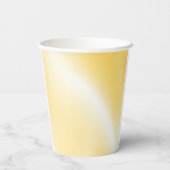 Zachta amber bedrukte papieren beker (Achterkant)