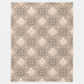 Zachta Gloed Hart Kaars Patroon Fleece Deken (Voorkant)
