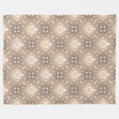 Zachta Gloed Hart Kaars Patroon Fleece Deken (Voorkant (Horizontaal))