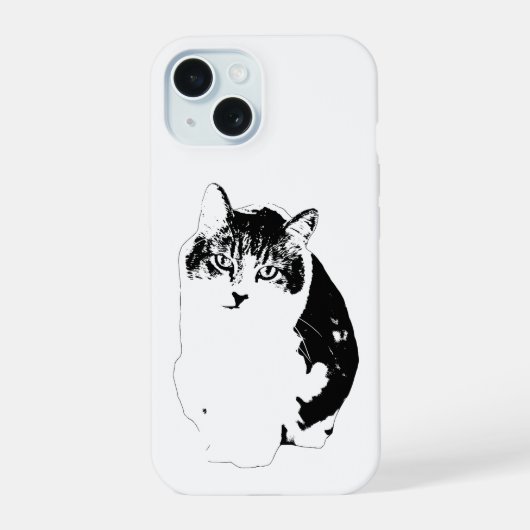 Zachta moderne figuur iPhone 15 case (Achterkant)
