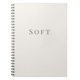 Zachta Notebook – Minimaal Typografie Notitieboek