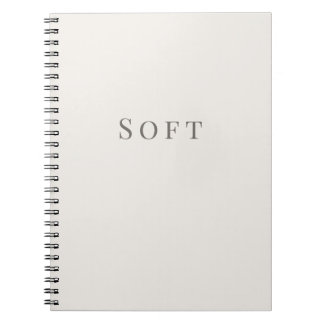 Zachta Notebook – Minimaal Typografie Notitieboek