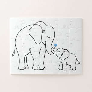 Zachta Olifant Omhelzing Legpuzzel
