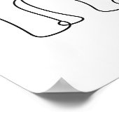 Zachta Olifant Omhelzing Poster (Hoek)