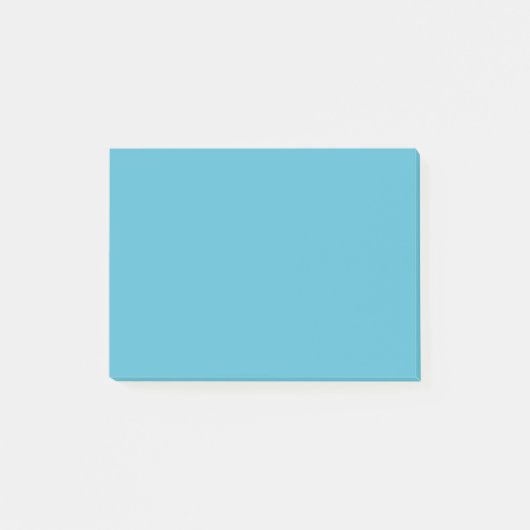 Zachtaal cyaan post-it® notes (Voorkant)