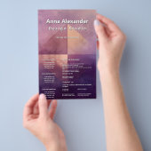 Zachtaardig Kwadrant | Minimaal Design Flyer (Hand)