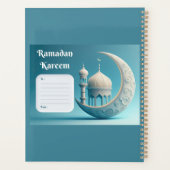 Zachtaardige Waterverf Moskee Ramadan Sereniteit Planner (Achterkant)