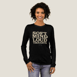 Zachtae Geest Luidruchtige Gedachten Minimalistisc Tri-Blend Shirt
