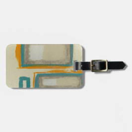 Zachtafige en Krachtige Rothko Geïnspireerde Abstr Bagagelabel