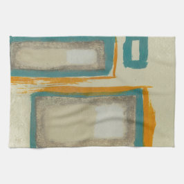 Zachtafige en Krachtige Rothko Geïnspireerde Abstr Theedoek